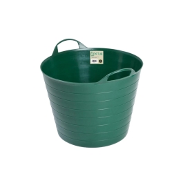26L PINK FLEXI TUB WITH PINK LID, STORAGE BUCKET TRUG, FLEXIBLE