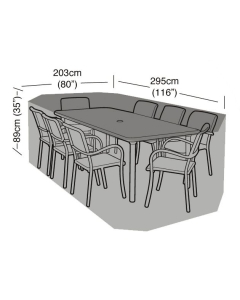 8 Seater Rectangular Furniture Set Cover