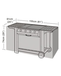 Large Flatbed Barbecue Cover