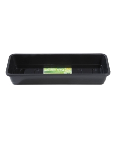 Narrow Garden Tray Black Without Holes