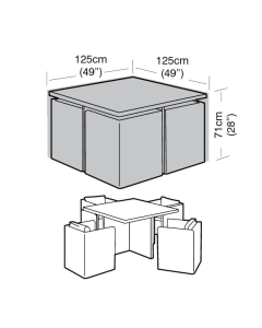 4 Seater Medium Cube Set Cover