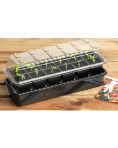 Ultimate 12 Cell Self Watering Seed Success Kit (Complete With 12 Growing Pellets)