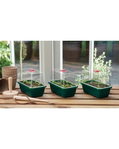 Mini High Dome Propagator (Set of 3)