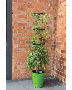 Self Watering Grow Pot Tower Green