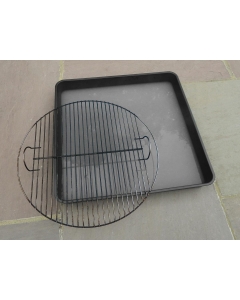 Classic Square Barbecue Grill Soaker Tray