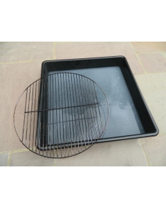 XL Square Barbecue Grill Soaker Tray