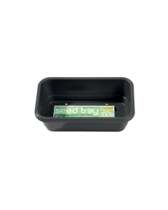 Mini Seed Tray Black With Holes