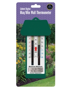 Lidded Digital Max/Min Wall Thermometer