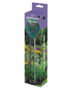 3 in 1 pH, Moisture & Light Meter