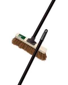 Soft Coco Broom 28cm (11") with Steel Handle