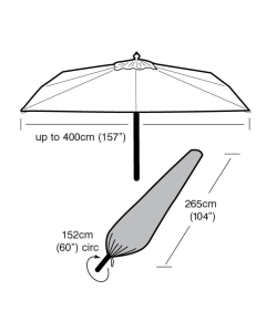 Giant Parasol Cover Green