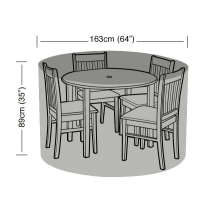 4 Seater Round Furniture Set Cover