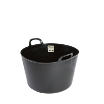 73lt Builders Flexi Tub Black