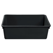Deep Root Garden/Seed Tray Black Without Holes