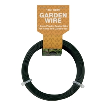 100m Garden Wire 1.2mm Plastic Coated 