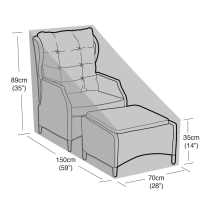 Single Duo Seat Set Cover Black