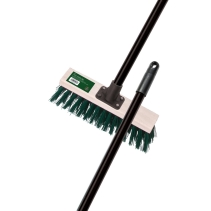 Hard  PVC Broom 28cm (11in) with Steel Handle