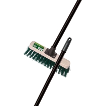 Hard  PVC Broom 30cm (12") with Steel Handle