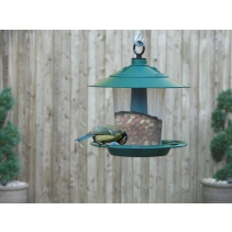 Lantern Bird Seed & Nut Feeder Green