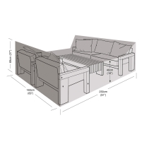 Lounge Set Cover Black