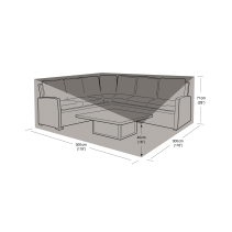 Large Square Casual Lounge Set Cover