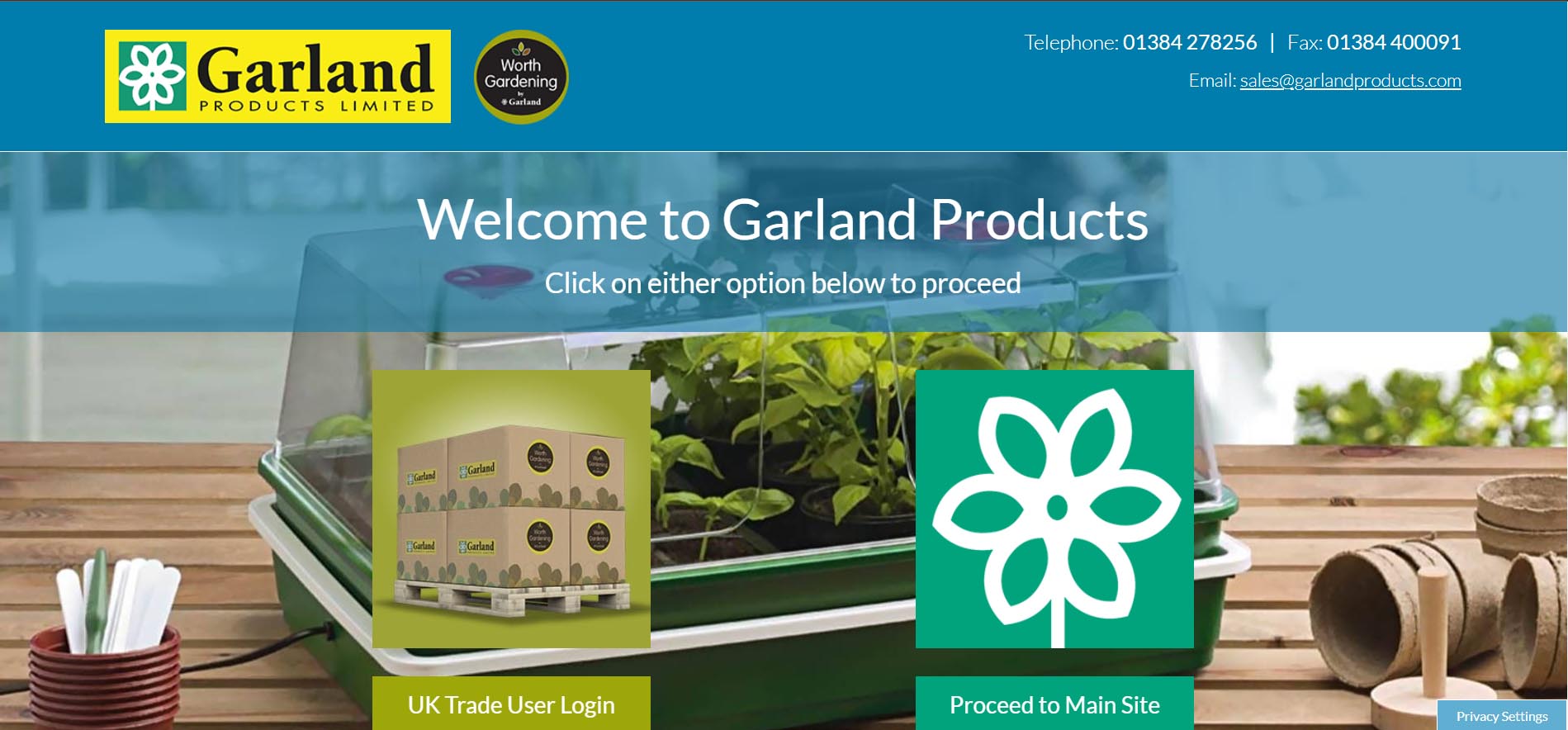 New Garland Website